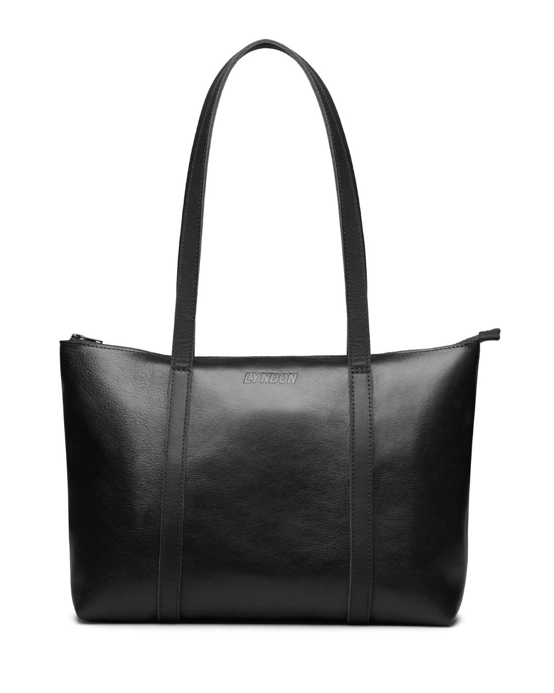 Leather Classic Tote Bag w/ Zipper