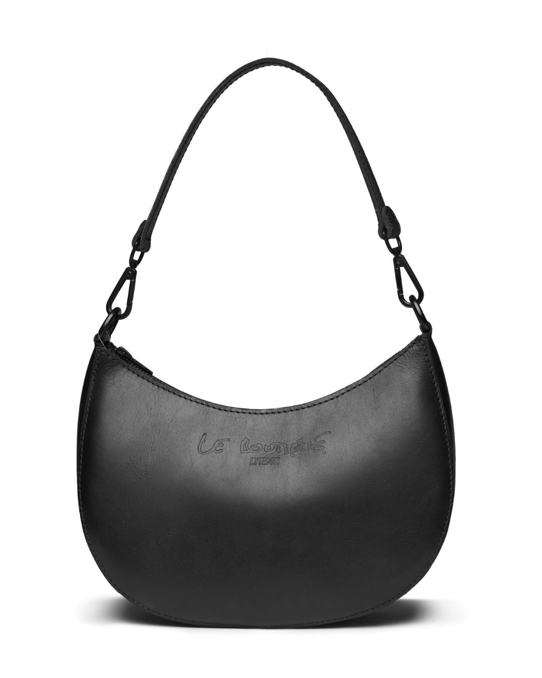 Black Leather Crossbody Bag Hobo Bag Shoulder Purse Caryall -  UK